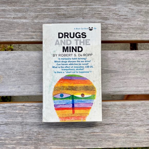 VINTAGE 60s ๐ MCM 1st EDITION PAPERBACK BOOK DRUGS AND THE MIND ROBERT de ROPP - Picture 1 of 12
